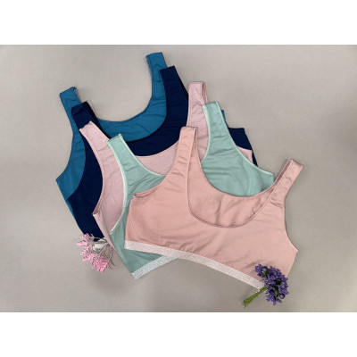 Топ з люрексовою резинкою М'ята Топ з люрексовою резинкою М'ята